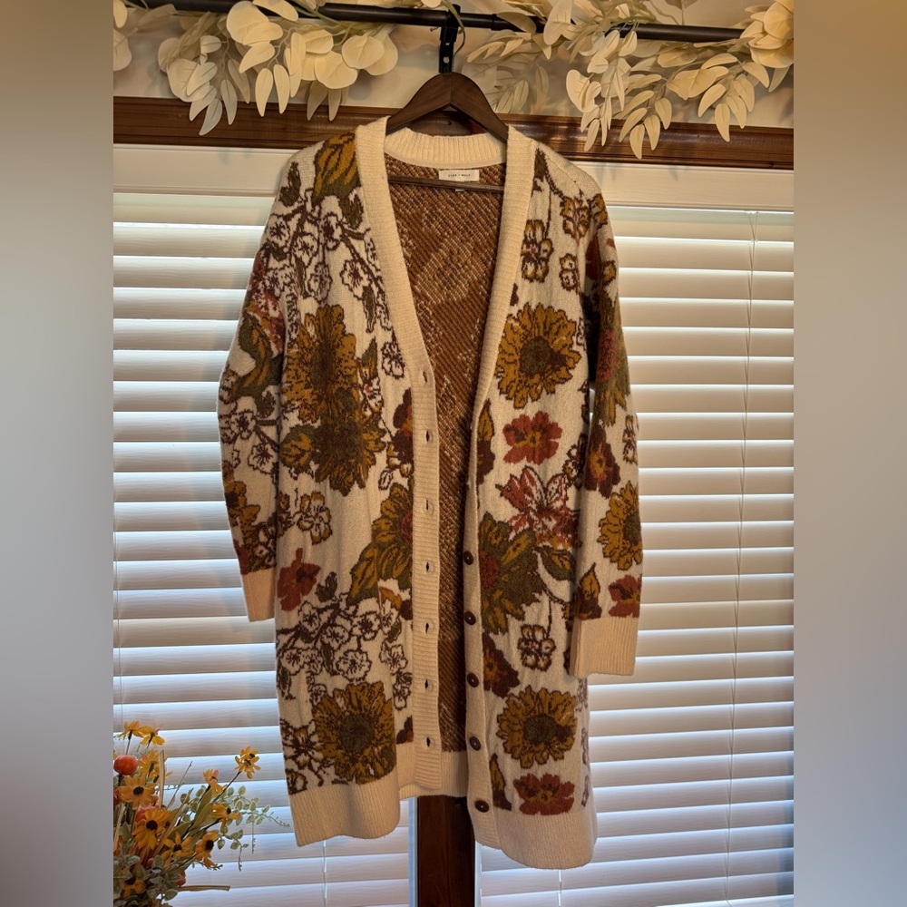 Cleo + Wolf Floral Cardigan